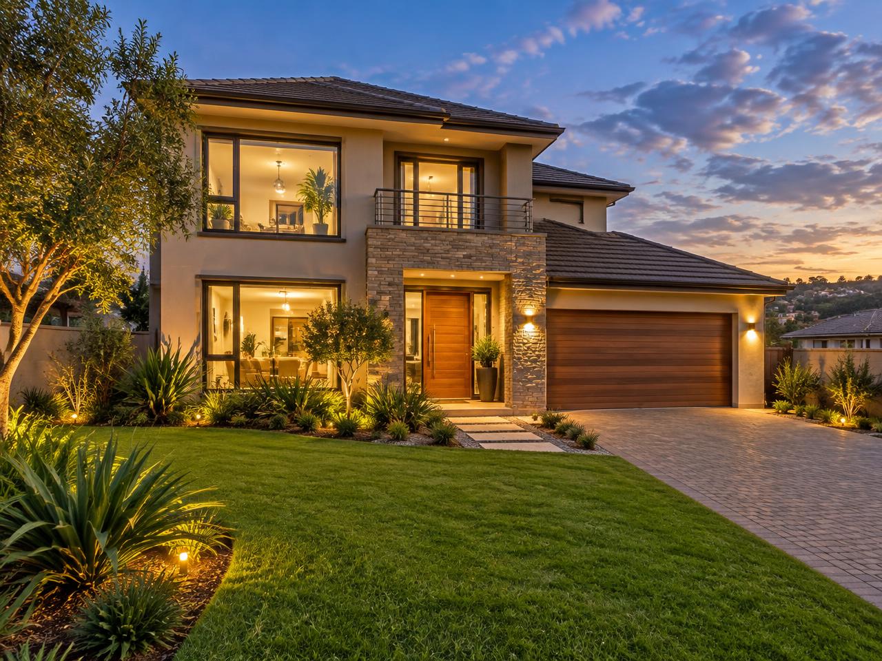 Warmly lit South African family home at dusk — the home a legal repayment plan is designed to protect